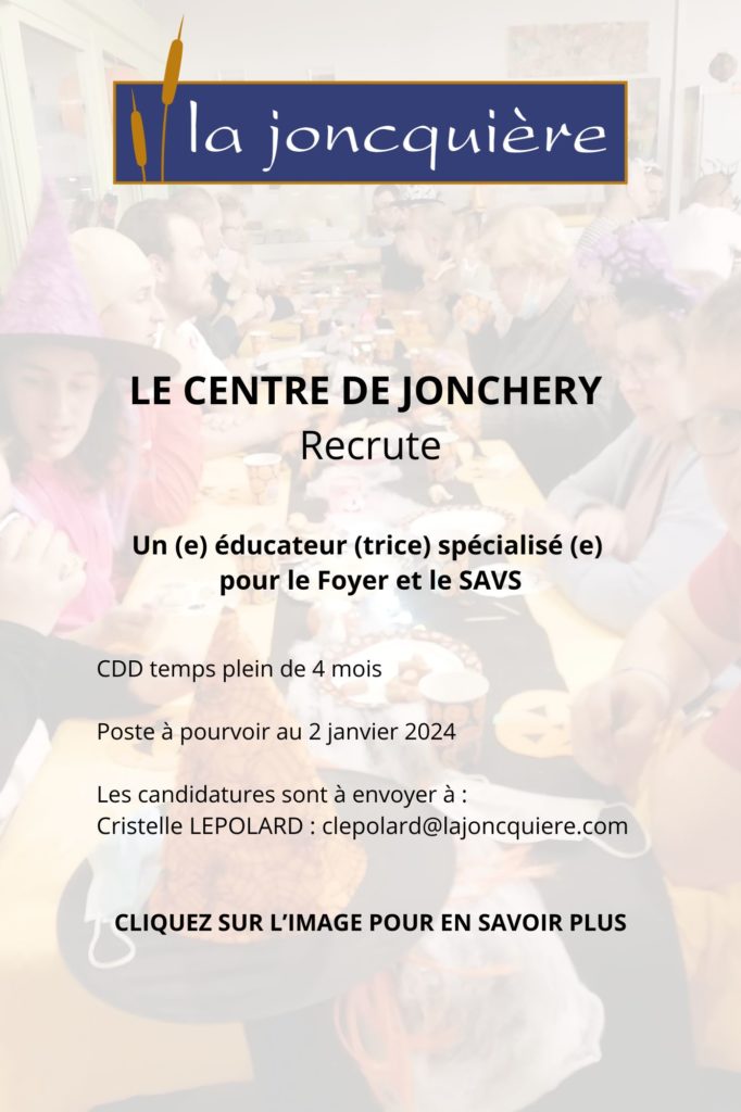 Offre d'emploi éducateur spécialisé